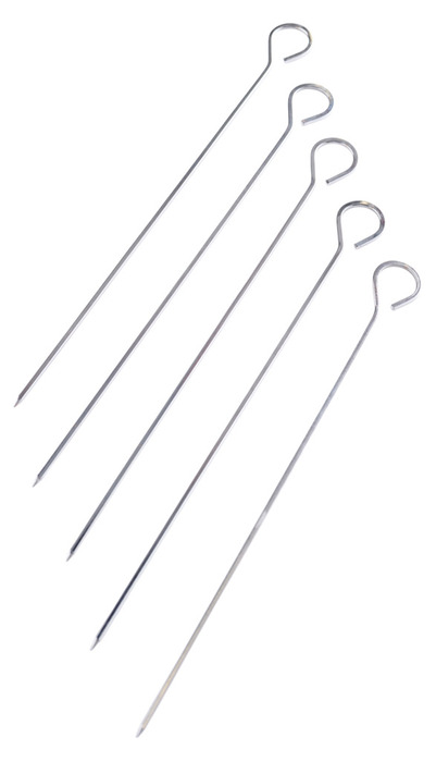 Grillspett Stål 27 cm 8-pack Grillexpert